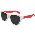 Lunettes de soleil bicolore Blanc-Rouge