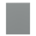 Taccuino Rocket Book in Plastica Grigio