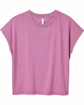 T-shirt décontracté Vintage Wash pour dames WSHD MAUVELOUS