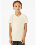 Bella + Canvas Youth CVC Jersey T-Shirt Heather Natural