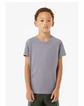 Bella + Canvas Youth CVC Jersey T-Shirt Heather Storm