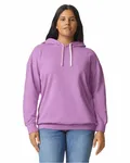 Unisex Lightweight Cotton Hooded Sweatshirt Neon Violet