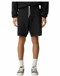 Pantaloncini da ginnastica unisex in piqué NERO