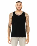 Unisex Heather CVC Tank Schwarzes Heidekraut