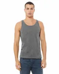 Unisex Heather CVC Tank Tiefes Heidekraut
