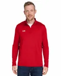 Under Armour Men's Team Tech Quarter-Zip RED