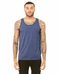 Unisex Heather CVC Tank Heidekraut Marine