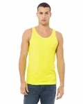 Unisex Heather CVC Tank Neongelb