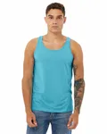 Canotta unisex in Triblend Aqua Triblend