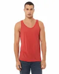 Canotta unisex in Triblend Rosso Triblend