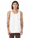 Canotta unisex in Triblend Solido colore bianco