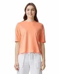 Ladies' Heavyweight Cropped T-Shirt Neon Cantaloupe