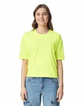 Ladies' Heavyweight Cropped T-Shirt Neon Lemon