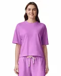 Ladies' Heavyweight Cropped T-Shirt Neon Violet
