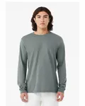 Bella + Canvas Unisex Jersey Langarm T-Shirt BLAUER STURM