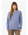 Bella + Canvas Unisex Sponge Fleece Crewneck Sweatshirt Lavender Blue