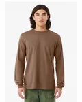 Bella + Canvas Unisex Jersey Langarm T-Shirt VINTAGE BROWN