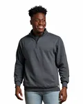 Pile unisex Dri-Power® Quarter-Zip Erica nera