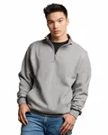 Pile unisex Dri-Power® Quarter-Zip Oxford