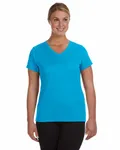 Wicking T-Shirt für Damen Power Blau