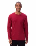 Ultimatives langärmeliges Unisex T-Shirt Burgunderrot