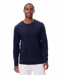 Ultimatives langärmeliges Unisex T-Shirt Mitternachtsmarine