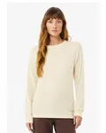 Bella + Canvas - Maglietta unisex in jersey CVC a maniche lunghe Erica naturale
