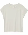 T-shirt décontracté Vintage Wash pour dames LAVÉ NATUREL
