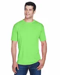 T-shirt UltraClub pour homme, performance sportive, frais et sec, en interlock Chaux