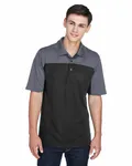 Polo homme Balance Colorblock Performance Piqu CORE365 NOIR