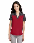 CORE365 Ladies' Fusion ChromaSoft Colorblock Polo CL RED