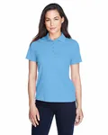 Polo femme CORE365 Origin Performance Piqu Bleu Columbia