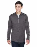 CORE365 Hommes Kinetic Performance Quarter-Zip Carbone