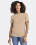 Next Level Apparel T-Shirt unisexe à col ras du cou CVC Heather Tan