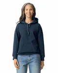 Gildan Adult Softstyle Fleece Pullover Felpa con cappuccio Crepuscolo blu