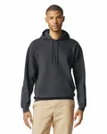 Gildan Adult Softstyle Fleece Pullover Felpa con cappuccio FUMO