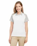 Polo Command Snag-Protection Colorblock da donna della Team 365 BIANCO