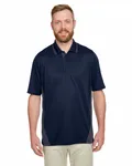 Harriton Men's Tall Flash Snag Protection Plus IL Colorblock Polo DK NAVY