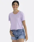 Next Level Apparel Ladies' Festival Cali Crop T-Shirt Lavender