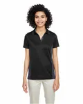 Harriton Ladies' Flash Snag Protection Plus IL Colorblock Polo SCHWARZ