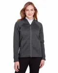 North End Ladies Flux 2.0 Full-Zip Jacket BLK HTHR