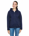 Under Armour Ladies' Hustle Full-Zip Hooded Sweatshirt MD NVY