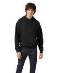 Unisex Garment Dyed Hooded Sweatshirt BLACK
