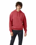 Unisex Garment Dyed Hooded Sweatshirt Crimson