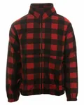 Polar-Fleece-Jacke für Männer mit durchgehendem Reißverschluss ROT