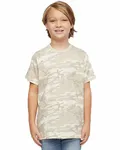 Youth Fine Jersey T-Shirt Natural Camo