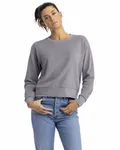 Sweat-shirt Laguna Sueded pour dames gris anthracite