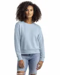 Sweat-shirt Laguna Sueded pour dames Denim Stonewash