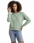 Sweat-shirt Laguna Sueded pour dames Vert pierre