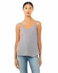 Ladies' Flowy Side Slit Tank Athletic Heather